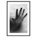 Wall Poster Magical Hand - black and white geometric abstraction with plant motif 117281 additionalThumb 14