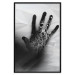 Wall Poster Magical Hand - black and white geometric abstraction with plant motif 117281 additionalThumb 17