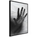 Wall Poster Magical Hand - black and white geometric abstraction with plant motif 117281 additionalThumb 9