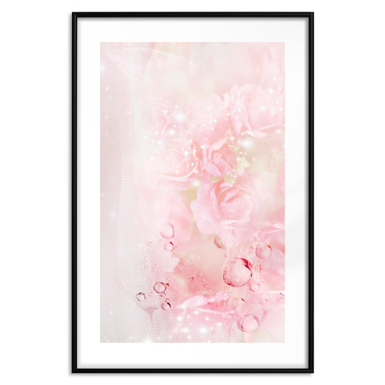 Wall Poster Pink Nature - radiant abstraction with delicate botanical motif 117881 additionalImage 17