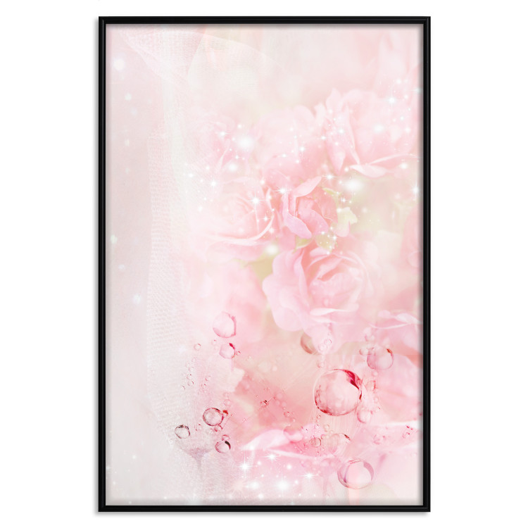 Wall Poster Pink Nature - radiant abstraction with delicate botanical motif 117881 additionalImage 24