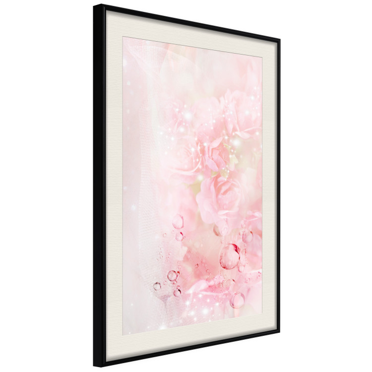 Wall Poster Pink Nature - radiant abstraction with delicate botanical motif 117881 additionalImage 3
