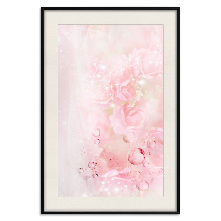 Wall Poster Pink Nature - radiant abstraction with delicate botanical motif 117881 additionalImage 18