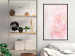 Wall Poster Pink Nature - radiant abstraction with delicate botanical motif 117881 additionalThumb 5