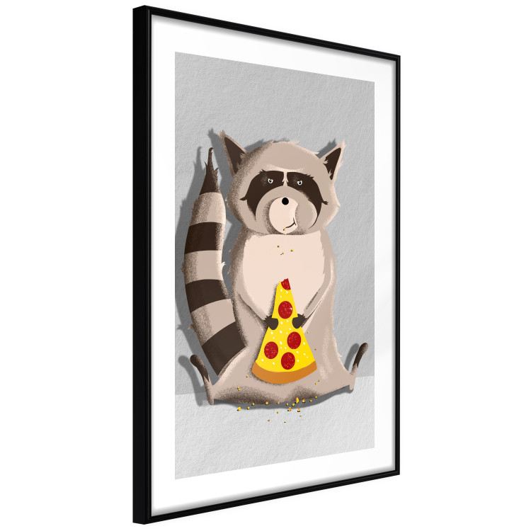 Wall Poster Sweet Tooth Raccoon - colorful playful composition with an animal for children 119281 additionalImage 11