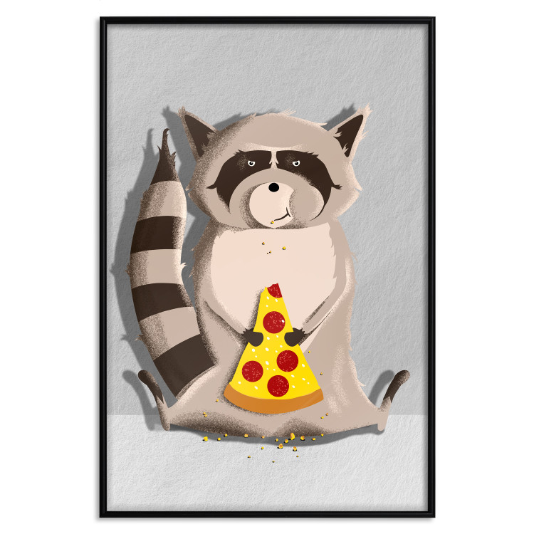 Wall Poster Sweet Tooth Raccoon - colorful playful composition with an animal for children 119281 additionalImage 18