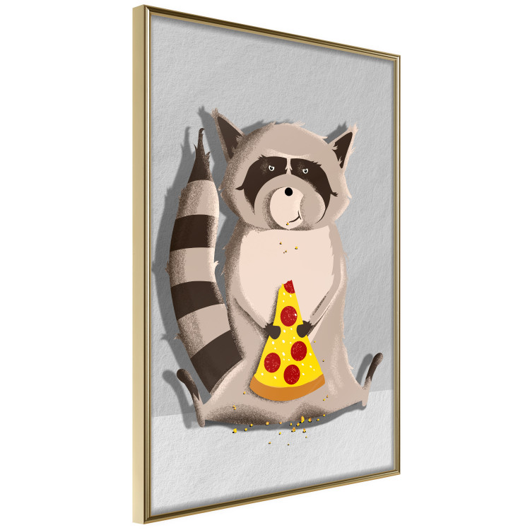 Wall Poster Sweet Tooth Raccoon - colorful playful composition with an animal for children 119281 additionalImage 12