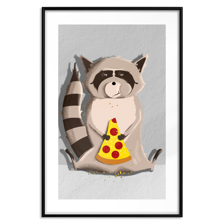 Wall Poster Sweet Tooth Raccoon - colorful playful composition with an animal for children 119281 additionalImage 15