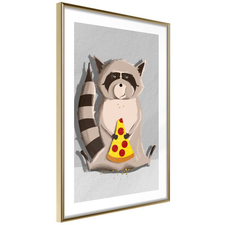 Wall Poster Sweet Tooth Raccoon - colorful playful composition with an animal for children 119281 additionalImage 6