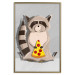 Wall Poster Sweet Tooth Raccoon - colorful playful composition with an animal for children 119281 additionalThumb 16