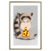 Wall Poster Sweet Tooth Raccoon - colorful playful composition with an animal for children 119281 additionalThumb 14
