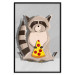 Wall Poster Sweet Tooth Raccoon - colorful playful composition with an animal for children 119281 additionalThumb 18
