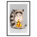 Wall Poster Sweet Tooth Raccoon - colorful playful composition with an animal for children 119281 additionalThumb 15