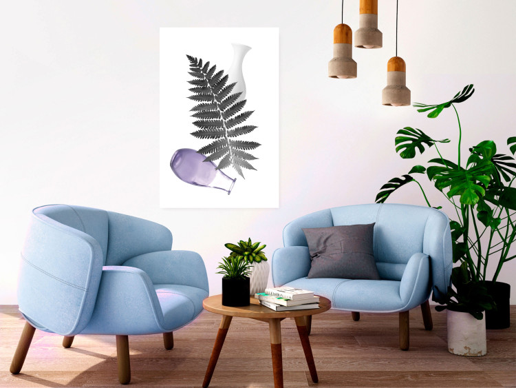Wall Poster Natural Composition - abstract still life with leaf element 123281 additionalImage 2