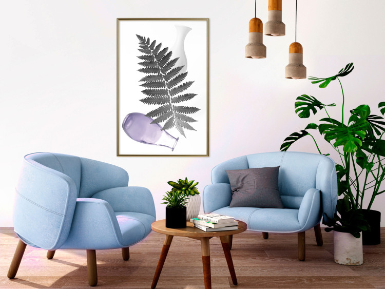 Wall Poster Natural Composition - abstract still life with leaf element 123281 additionalImage 5