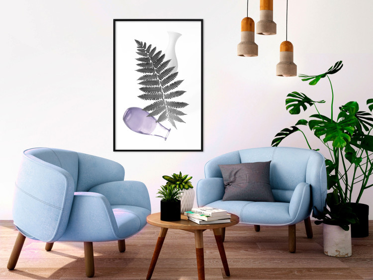 Wall Poster Natural Composition - abstract still life with leaf element 123281 additionalImage 4