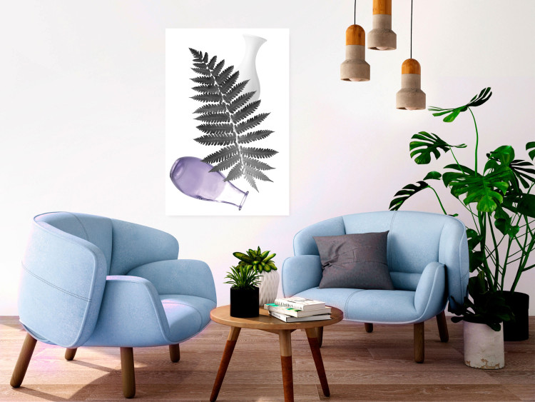 Wall Poster Natural Composition - abstract still life with leaf element 123281 additionalImage 17