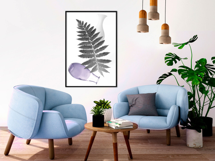 Wall Poster Natural Composition - abstract still life with leaf element 123281 additionalImage 3