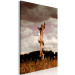 Canvas Art Print Trunk of a withered tree - photo of nature against the clouds and sky 124381 additionalThumb 2
