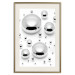 Wall Poster Frozen Enchantment - abstract silver metal drops on white background 124481 additionalThumb 19