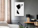 Canvas Print Black and grey geometric figures - minimalistic abstraction 127381 additionalThumb 3