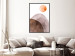 Poster Moon and Mountains - abstract composition of moon and mountains on a white background 127481 additionalThumb 6