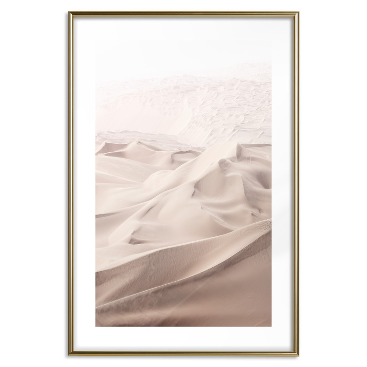 Poster Sandy Fabric - delicate desert sands in a light composition 129481 additionalImage 19