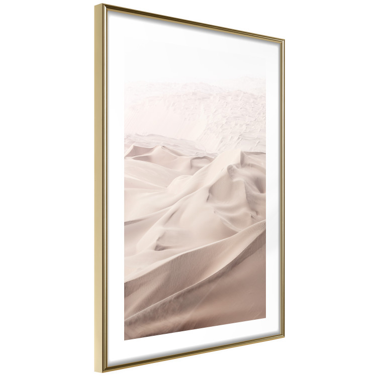 Poster Sandy Fabric - delicate desert sands in a light composition 129481 additionalImage 7