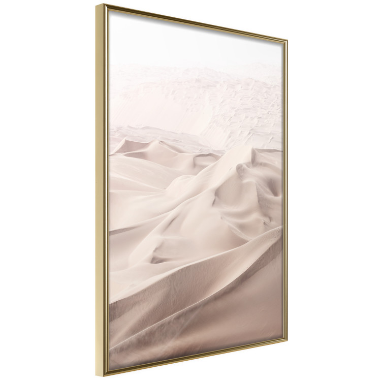 Poster Sandy Fabric - delicate desert sands in a light composition 129481 additionalImage 12