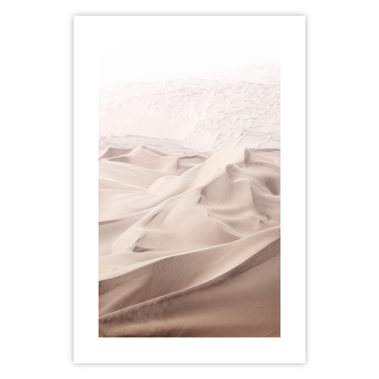 Poster Sandy Fabric - delicate desert sands in a light composition 129481 additionalImage 15
