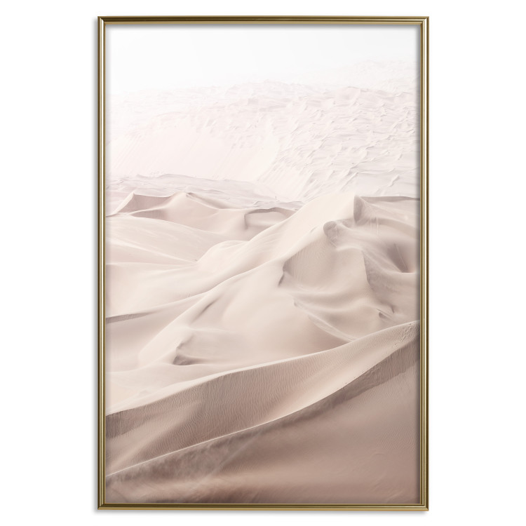 Poster Sandy Fabric - delicate desert sands in a light composition 129481 additionalImage 16