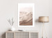 Poster Sandy Fabric - delicate desert sands in a light composition 129481 additionalThumb 3