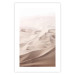 Poster Sandy Fabric - delicate desert sands in a light composition 129481 additionalThumb 15