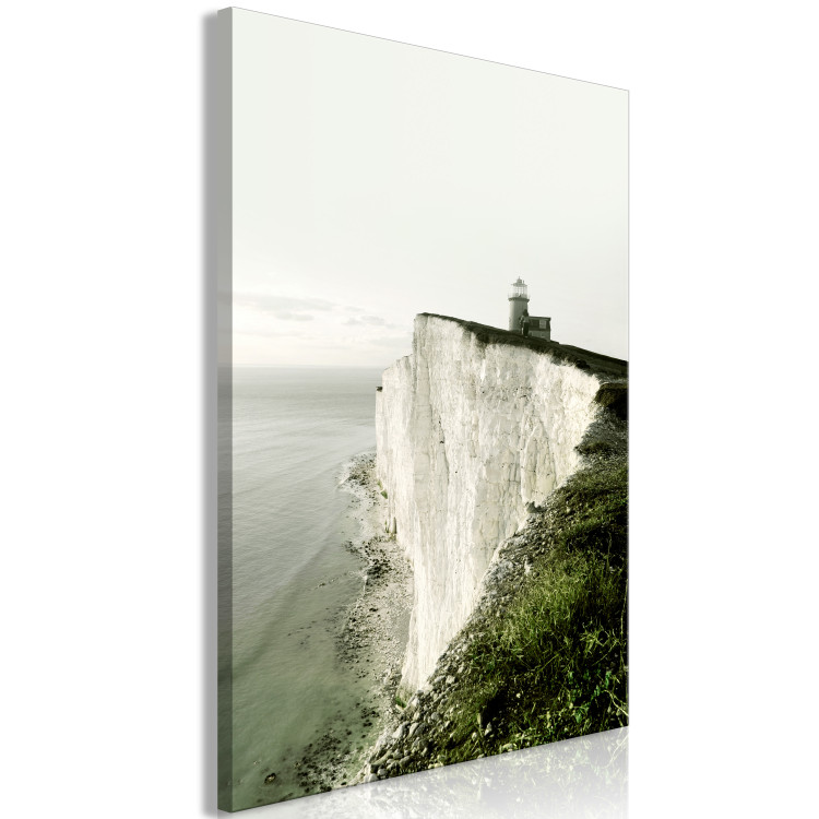 Canvas Print On the Edge (1-piece) Vertical - landscape of a mountain cliff 130281 additionalImage 2