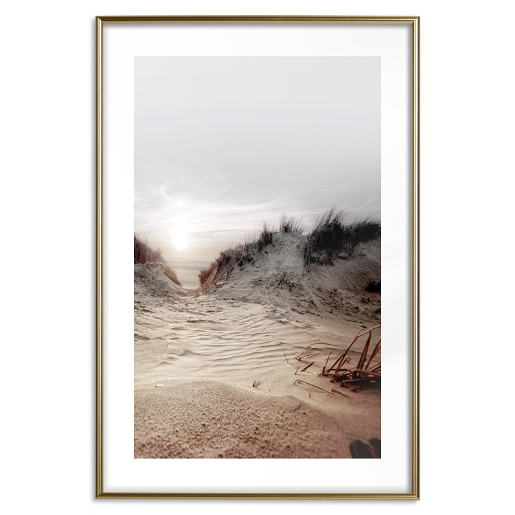 Wall Poster Path Through Dunes - landscape of a sandy beach against a clear sky 130381 additionalImage 16