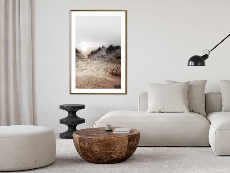 Wall Poster Path Through Dunes - landscape of a sandy beach against a clear sky 130381 additionalImage 15