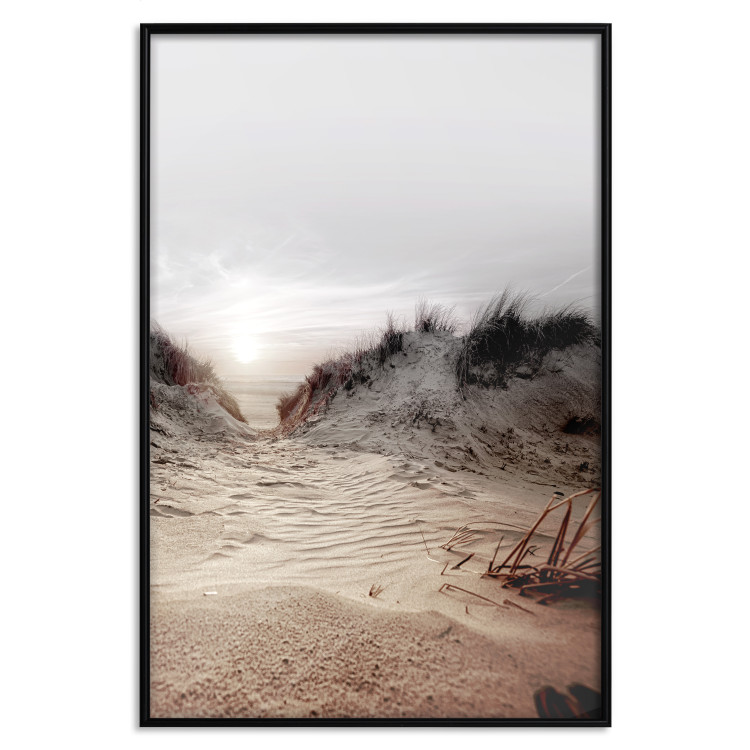 Wall Poster Path Through Dunes - landscape of a sandy beach against a clear sky 130381 additionalImage 18