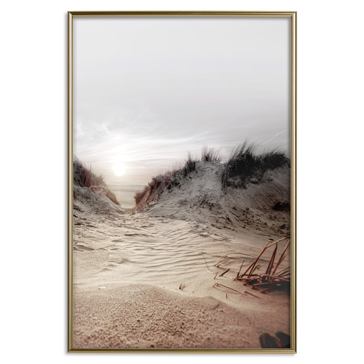 Wall Poster Path Through Dunes - landscape of a sandy beach against a clear sky 130381 additionalImage 21