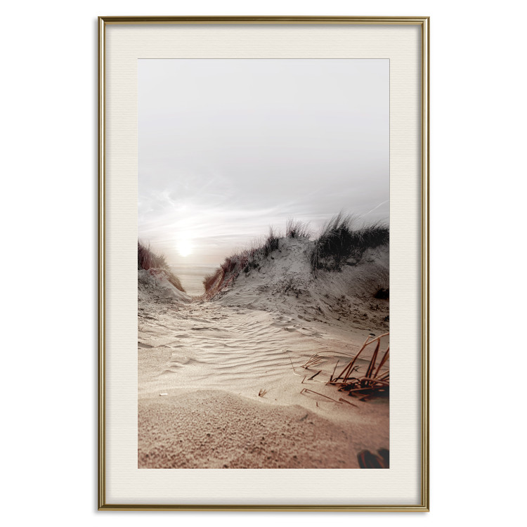 Wall Poster Path Through Dunes - landscape of a sandy beach against a clear sky 130381 additionalImage 20
