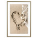 Poster Wave of Love - seaside landscape of a wave and a romantic heart on sand 131781 additionalThumb 16
