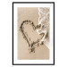 Poster Wave of Love - seaside landscape of a wave and a romantic heart on sand 131781 additionalThumb 17