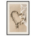 Poster Wave of Love - seaside landscape of a wave and a romantic heart on sand 131781 additionalThumb 19