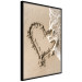 Poster Wave of Love - seaside landscape of a wave and a romantic heart on sand 131781 additionalThumb 13