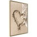 Poster Wave of Love - seaside landscape of a wave and a romantic heart on sand 131781 additionalThumb 14