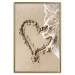 Poster Wave of Love - seaside landscape of a wave and a romantic heart on sand 131781 additionalThumb 21