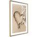 Poster Wave of Love - seaside landscape of a wave and a romantic heart on sand 131781 additionalThumb 9