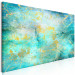 Canvas Print Emerald Ocean (1-piece) Narrow - abstract ocean texture 132181 additionalThumb 2