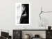 Wall Poster Blissful Moment - black and white photograph of a woman smoking a cigarette 132281 additionalThumb 3