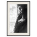 Wall Poster Blissful Moment - black and white photograph of a woman smoking a cigarette 132281 additionalThumb 19