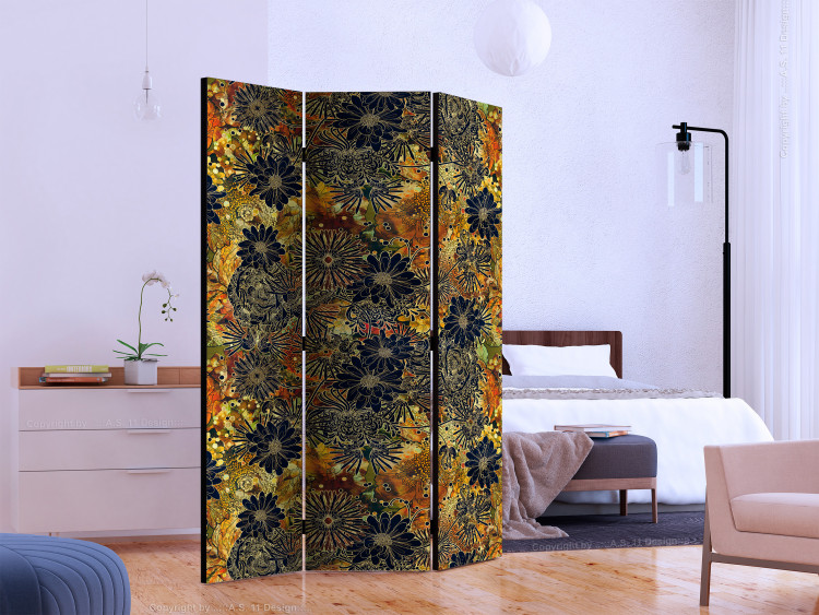 Folding Screen Floral Madness [Room Dividers] 132581 additionalImage 2
